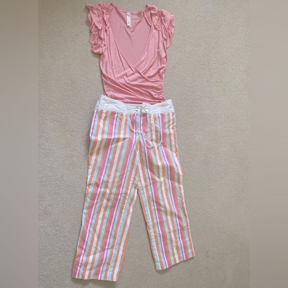 TH pastel striped capris - Picture 4 of 9
